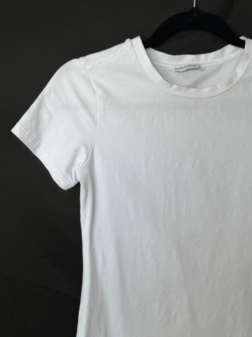 White Short‑Sleeve Crew Neck Bodysuit – Size Medium - Picture 8 of 8